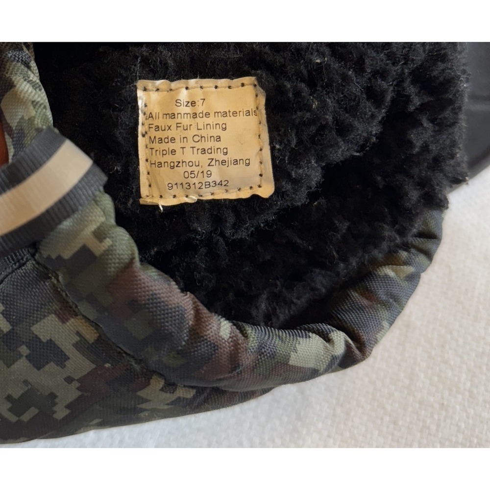 Northside Boots Youth Size 7 Camo Thinsulate Waterproof Winter Faux Fur Lined Sh - Picture 7 of 10